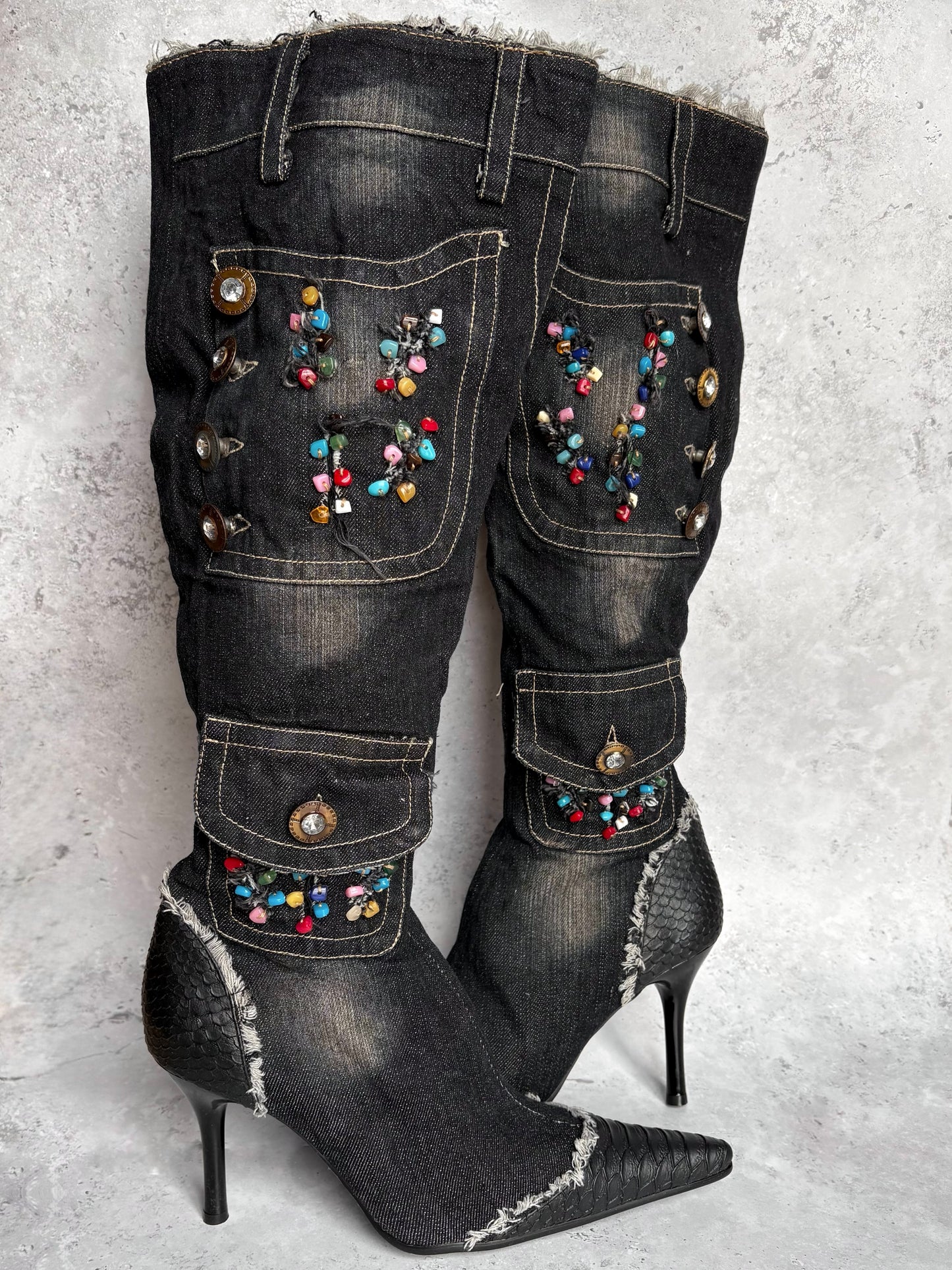 Sergio Todzi Denim Boots
