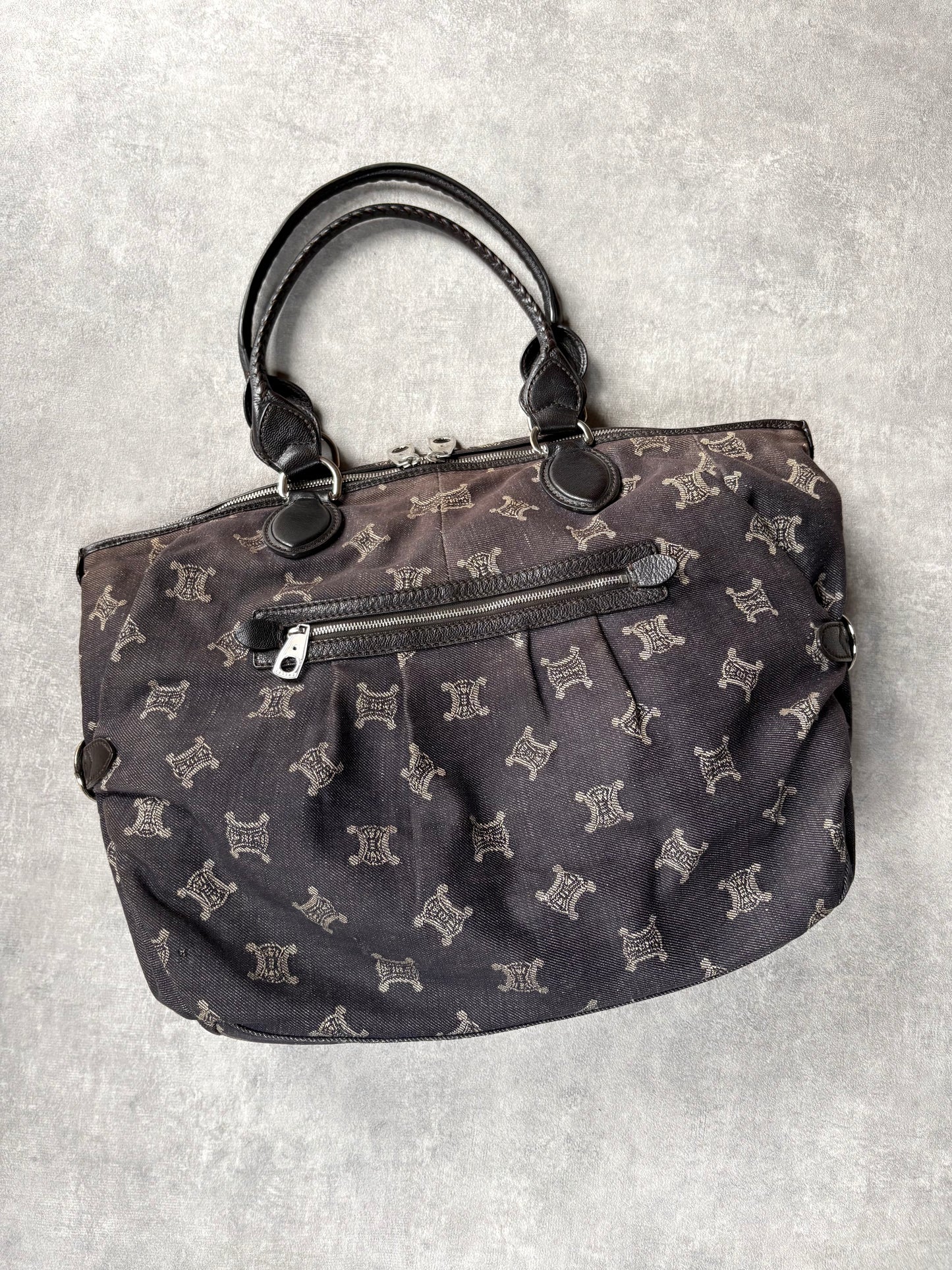 Celine Dark Denim Tote Bag