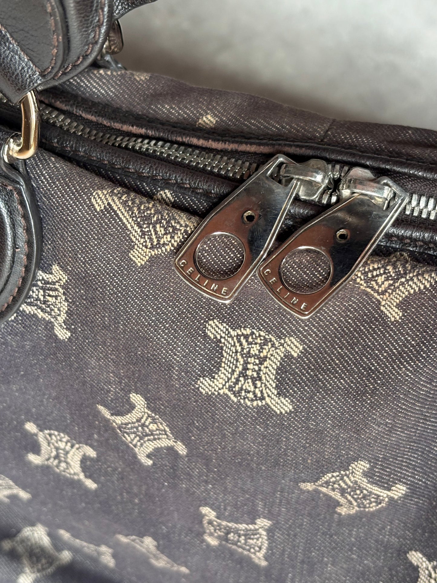 Celine Dark Denim Tote Bag