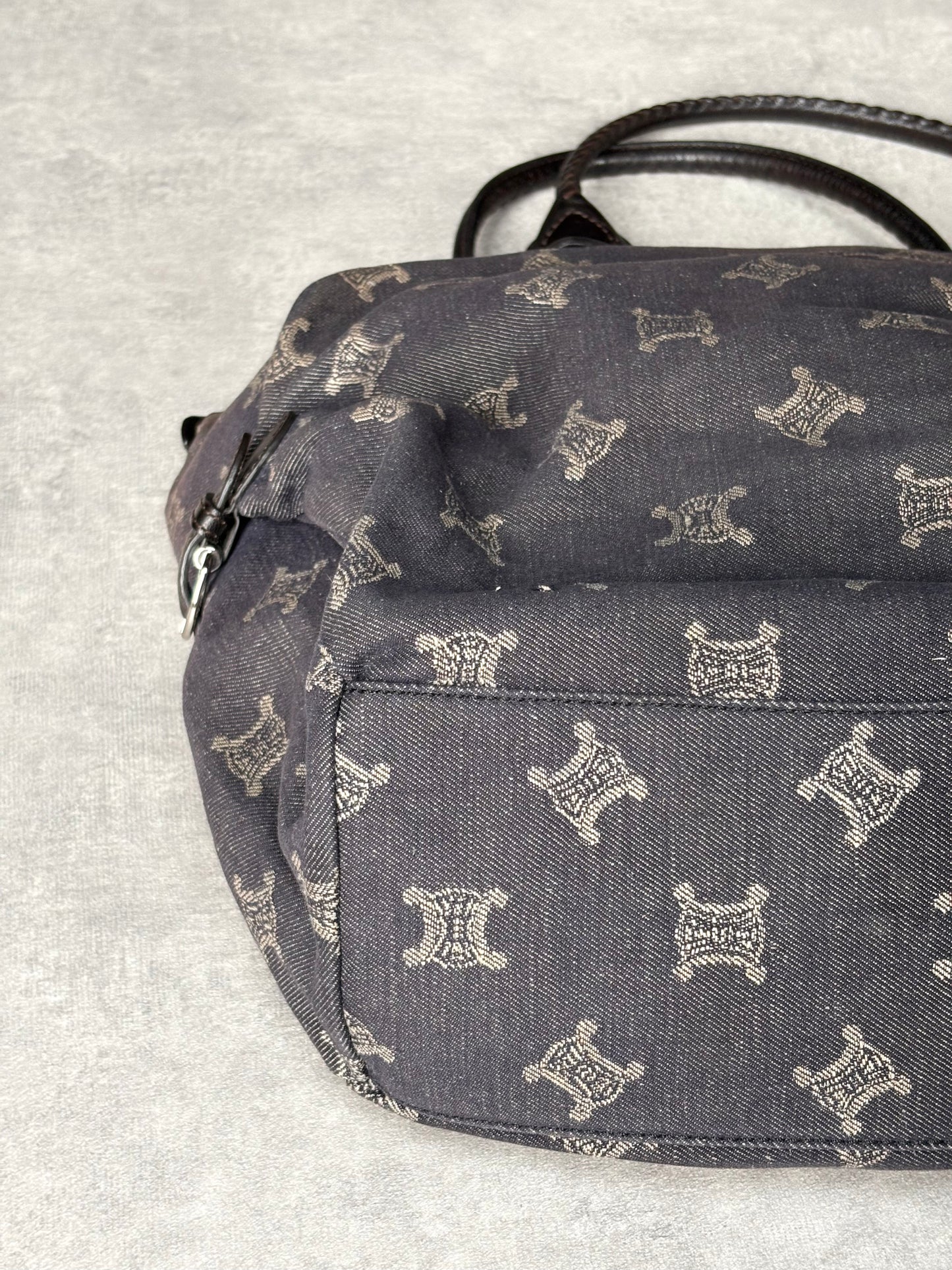 Celine Dark Denim Tote Bag