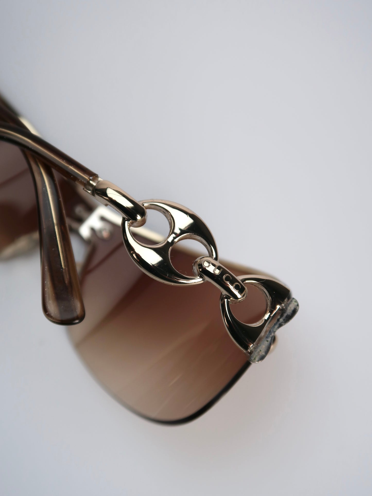 Gucci Gold Chain Sunglasses