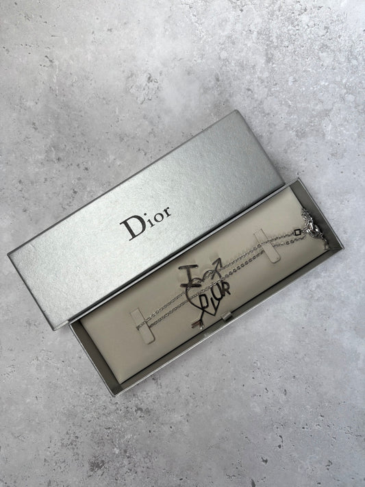 Dior Heart Arrow Necklace