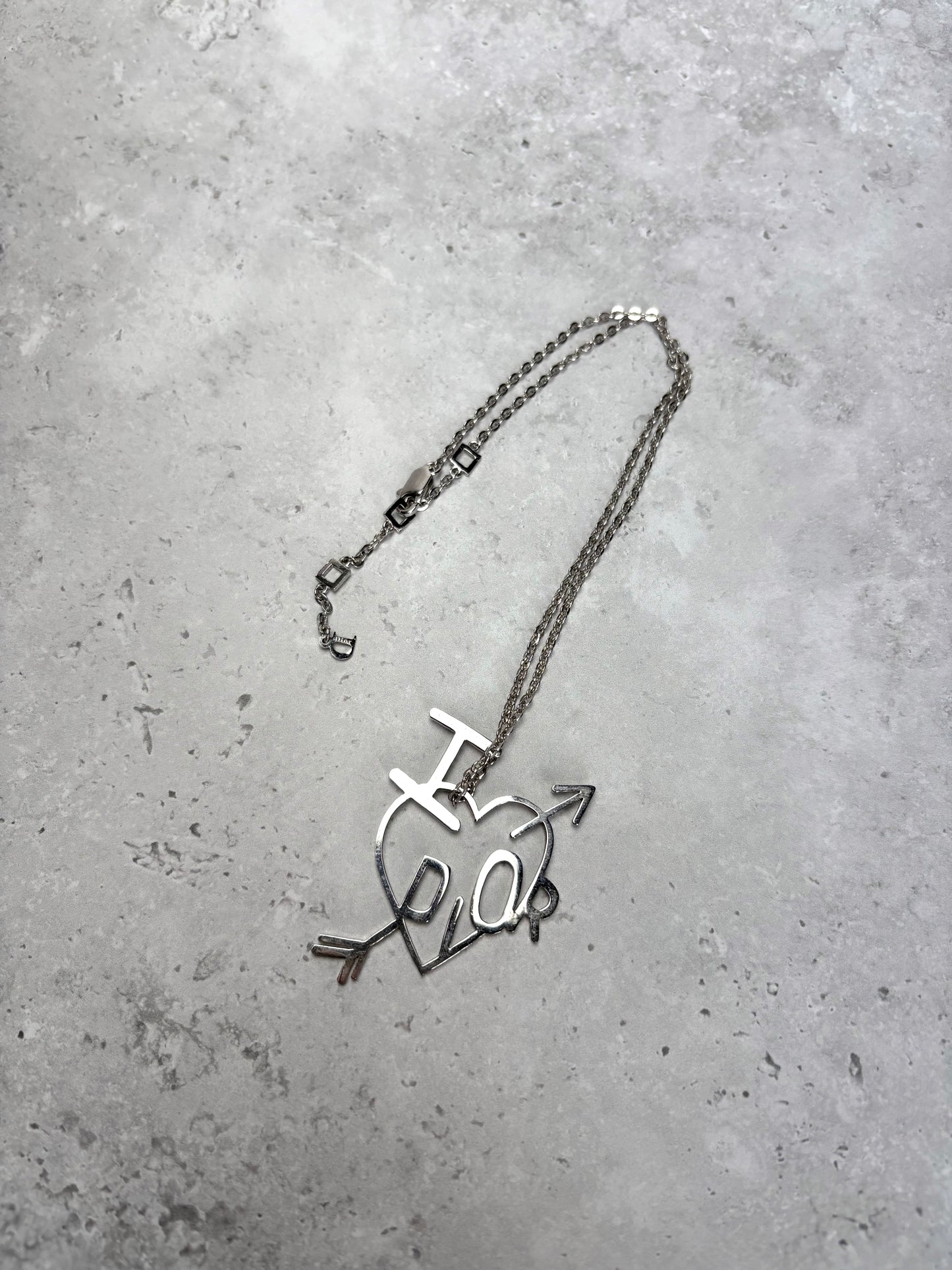 Dior Heart Arrow Necklace