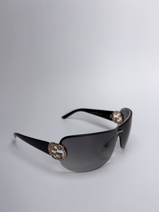 Gucci Gold Diamante Sunglasses