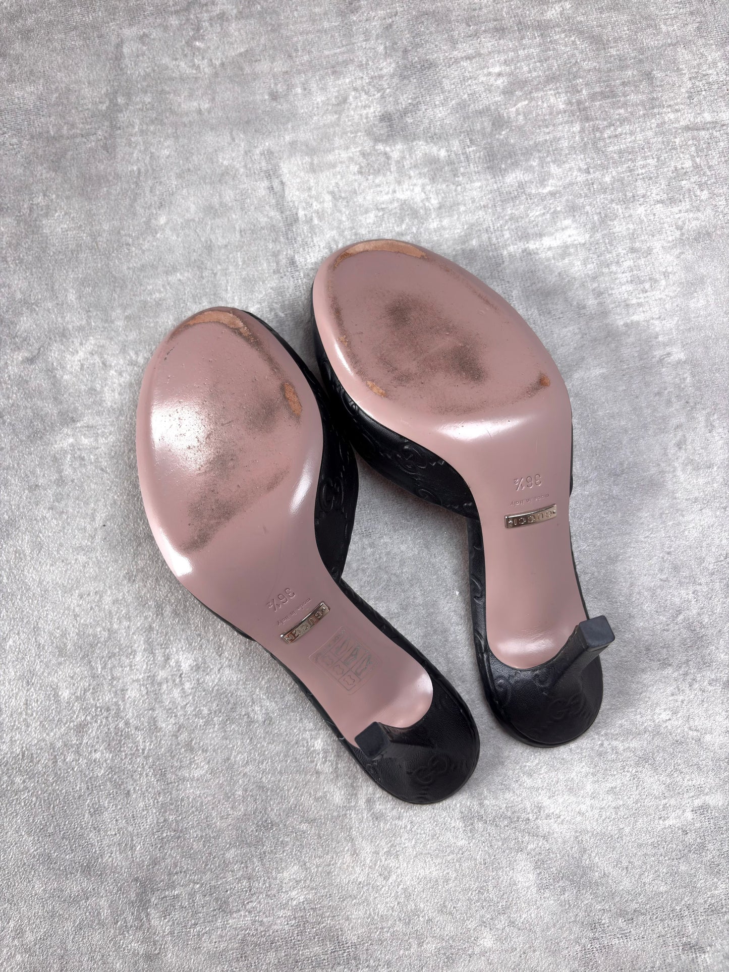 Gucci Horsebit Logo Mules