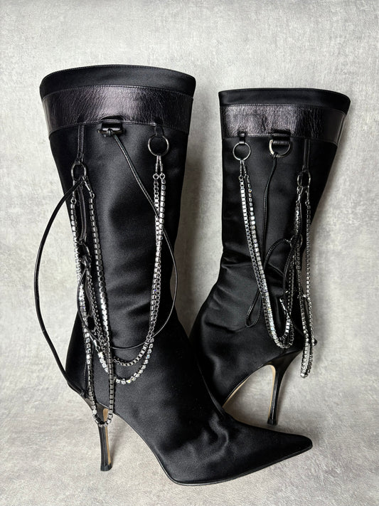 Jimmy Choo Diamante Chain Boots