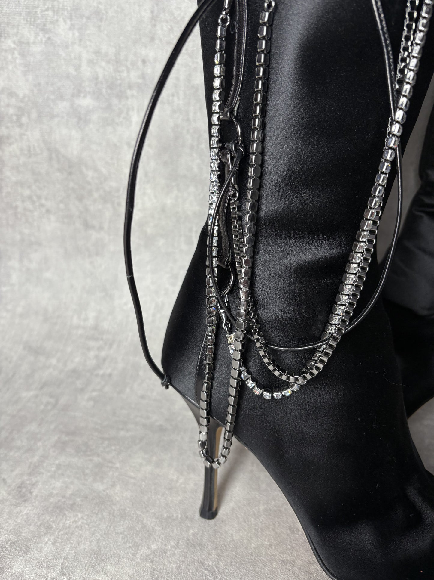 Jimmy Choo Diamante Chain Boots