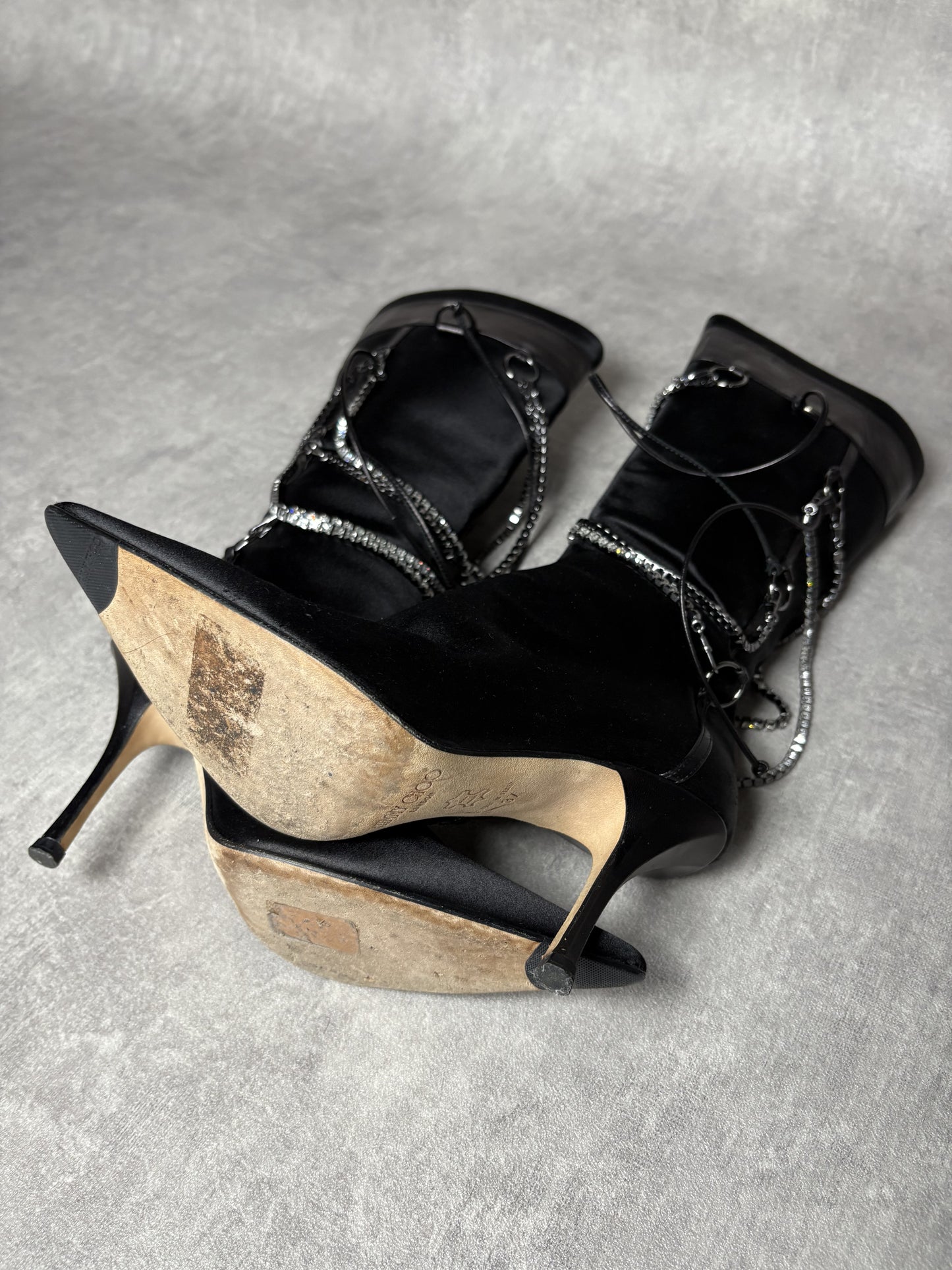 Jimmy Choo Diamante Chain Boots
