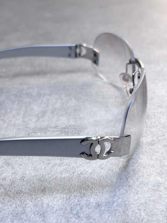 Chanel Clear Rimless Sunglasses