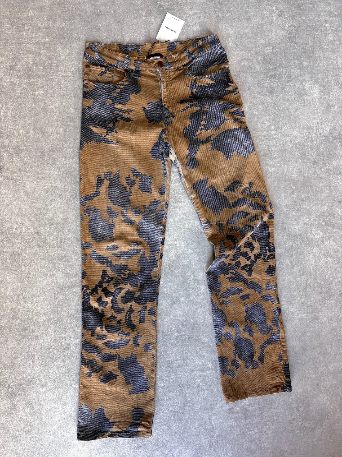 Cavalli Peace Camouflage Jeans