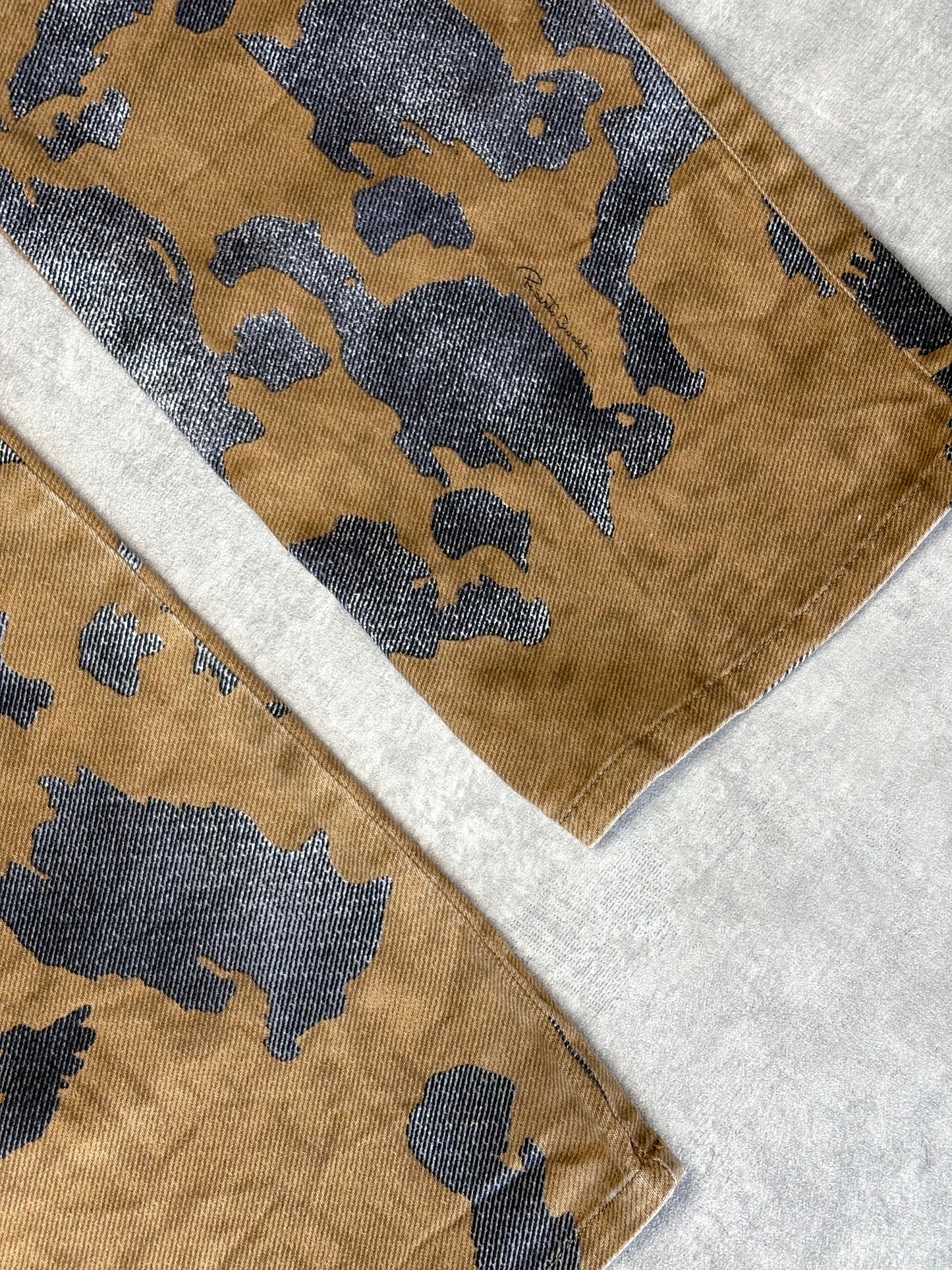 Cavalli Peace Camouflage Jeans