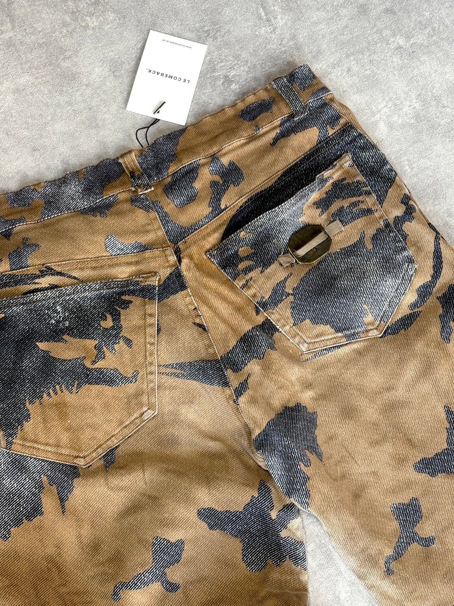 Cavalli Peace Camouflage Jeans