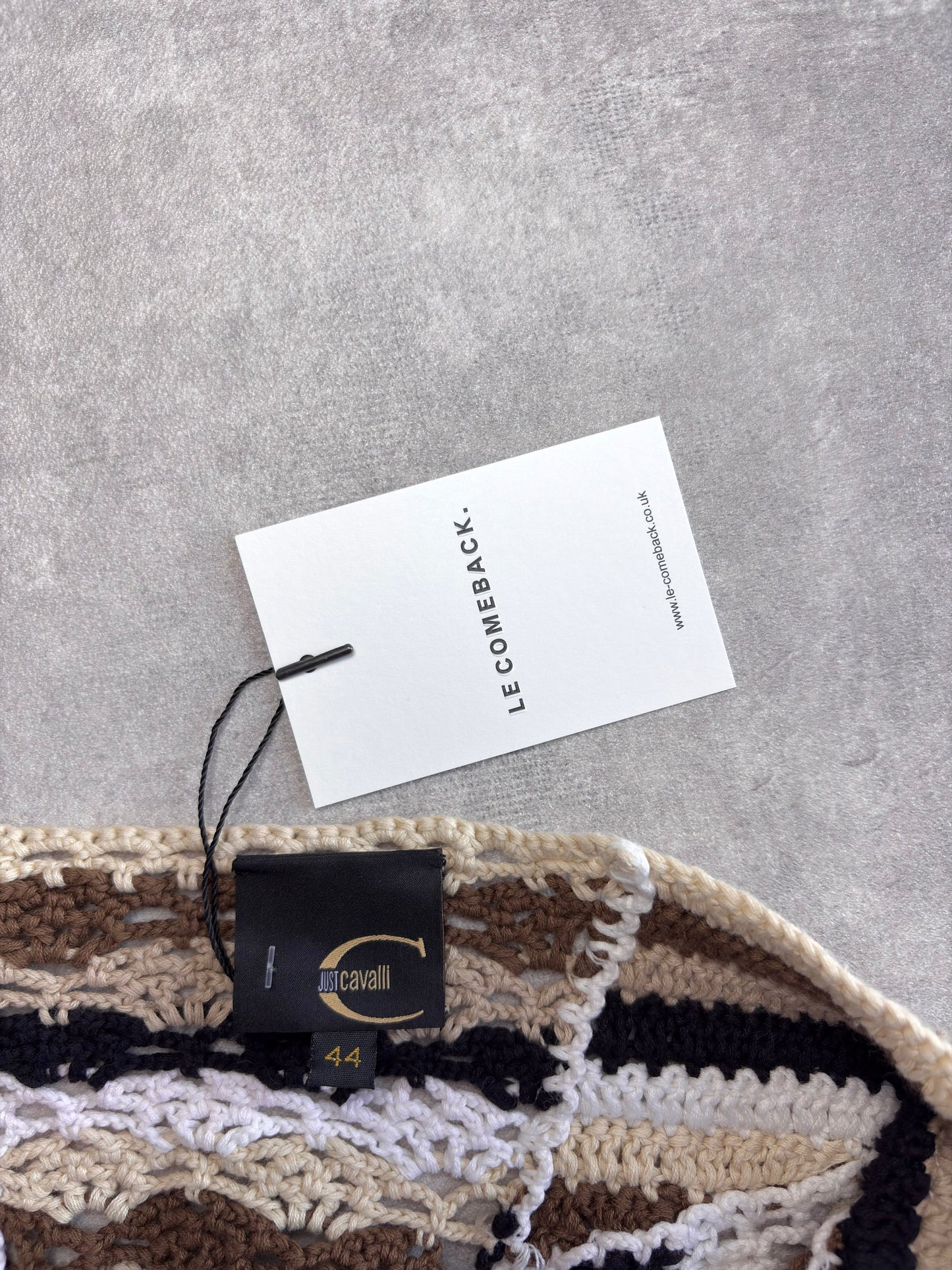 Cavalli Crochet Halter Neck