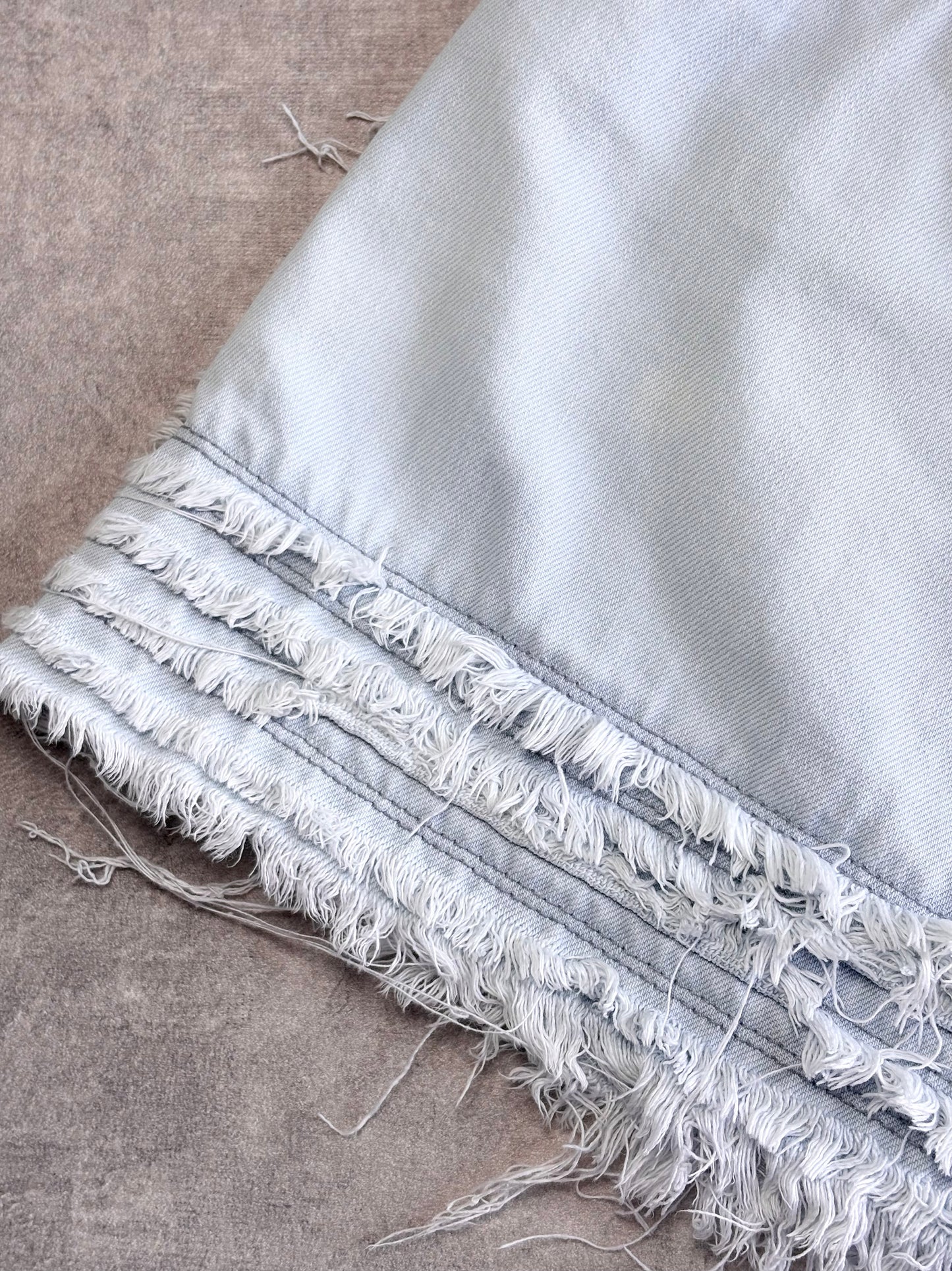 D&G Super Frayed Mini Skirt