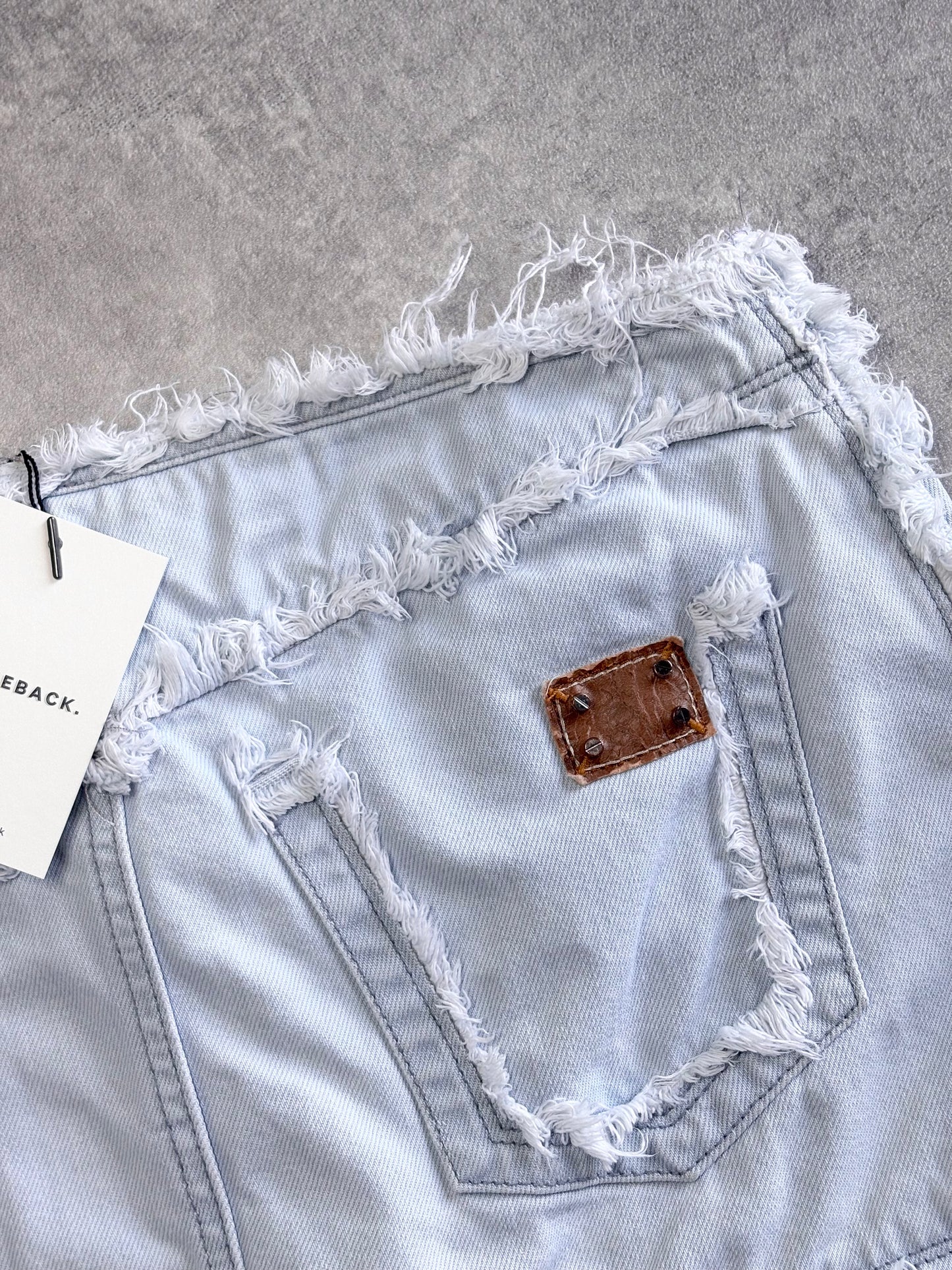 D&G Super Frayed Mini Skirt