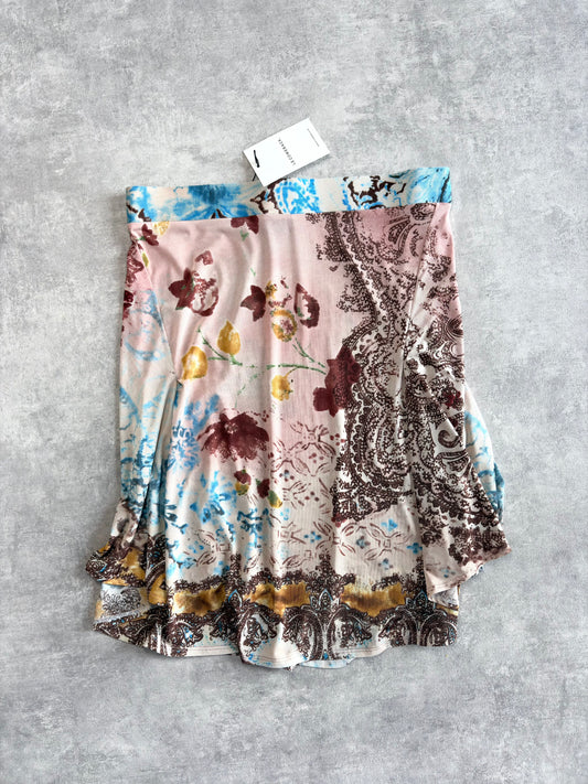 Plein Sud Printed Midi Skirt