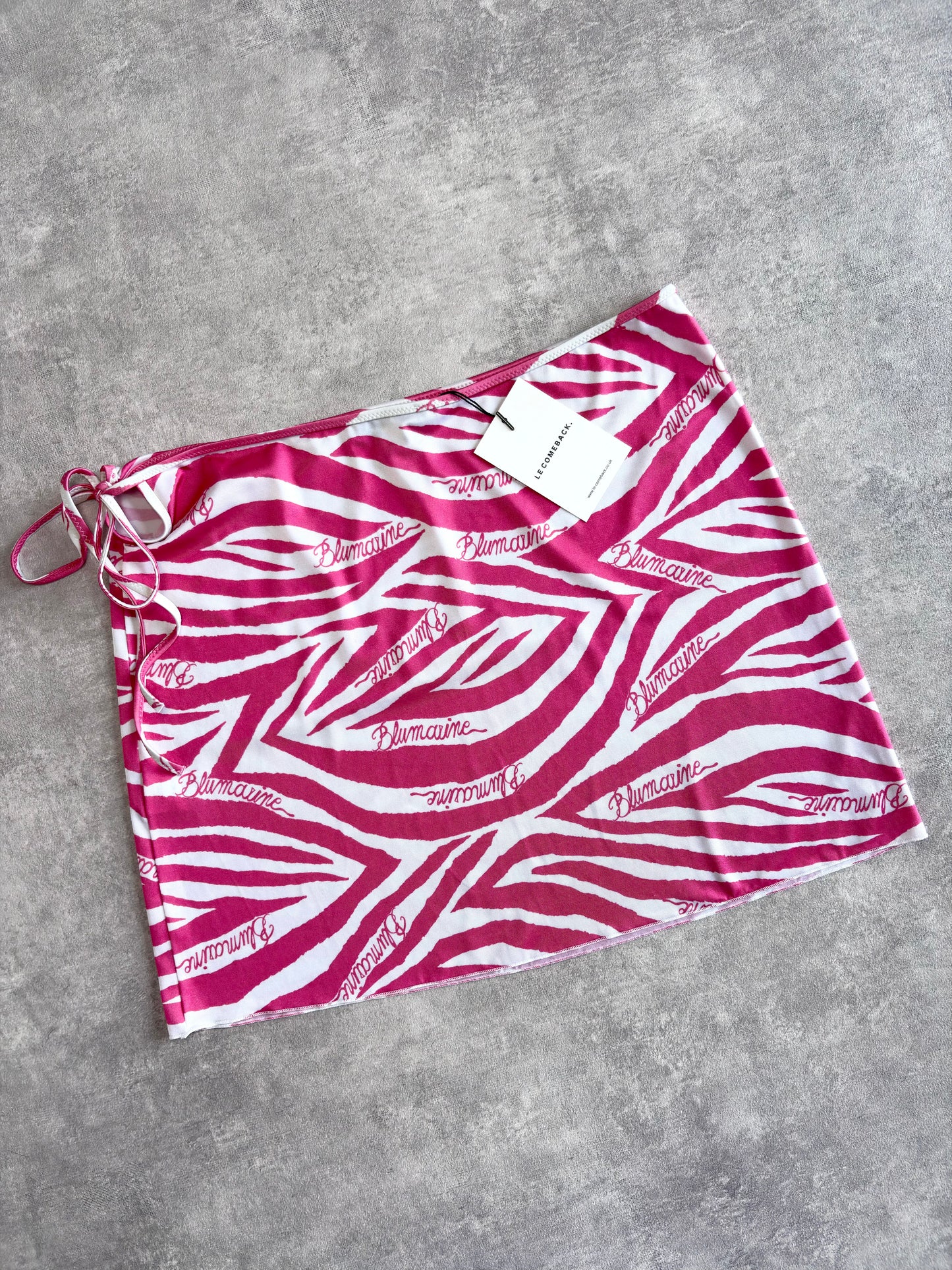 Blumarine Zebra Mini Skirt
