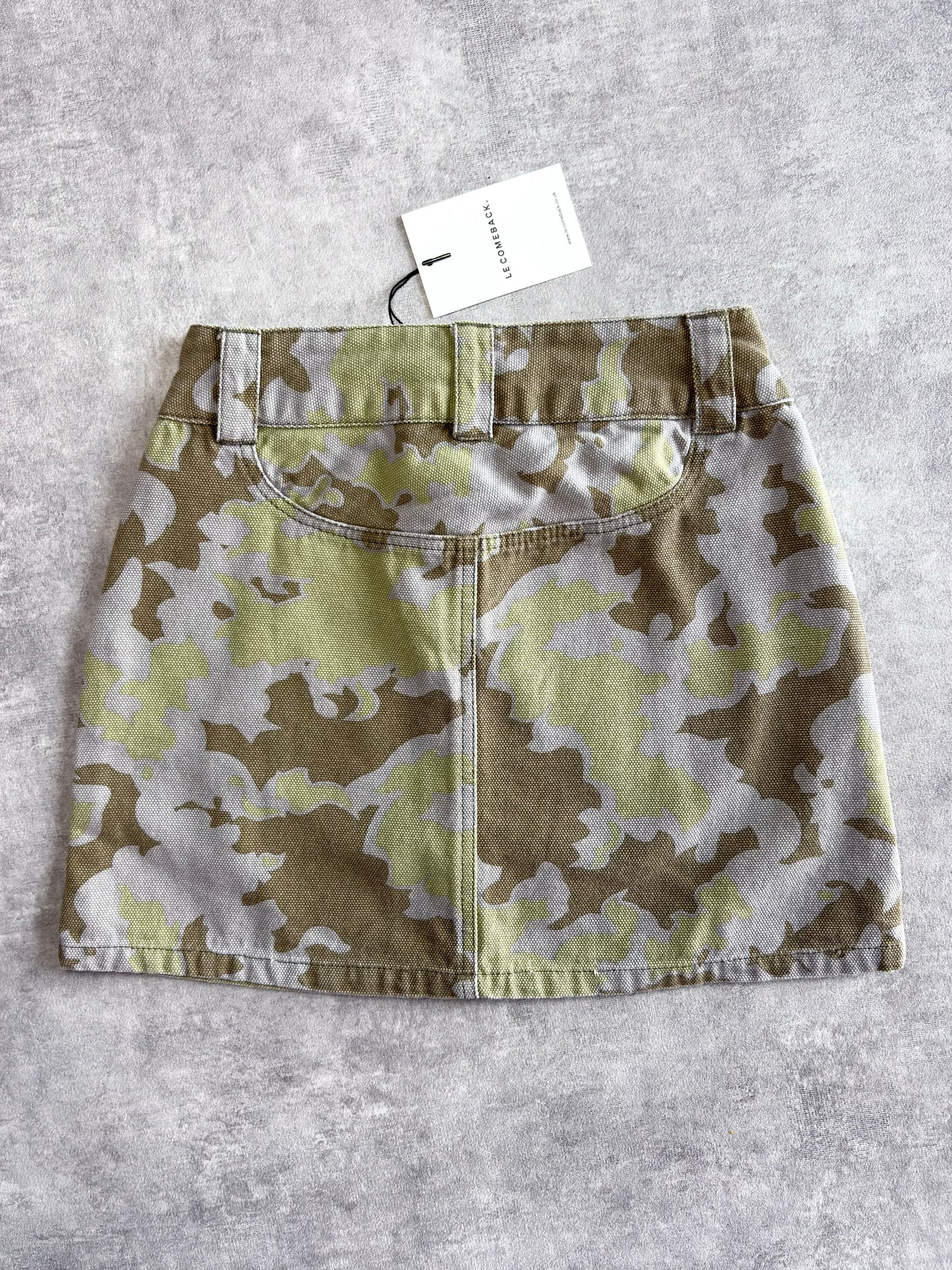 Diesel Camo Print Skirt