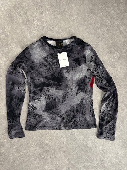 Cavalli Abstract Print Top