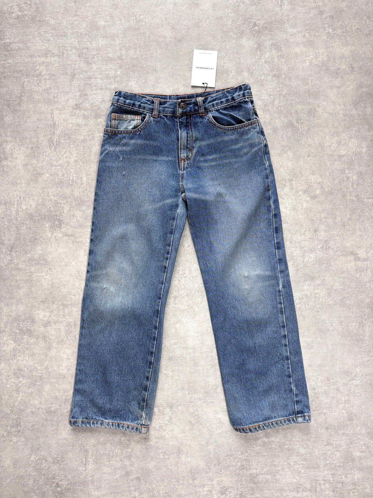 Evisu Kizzu White Logo Jeans