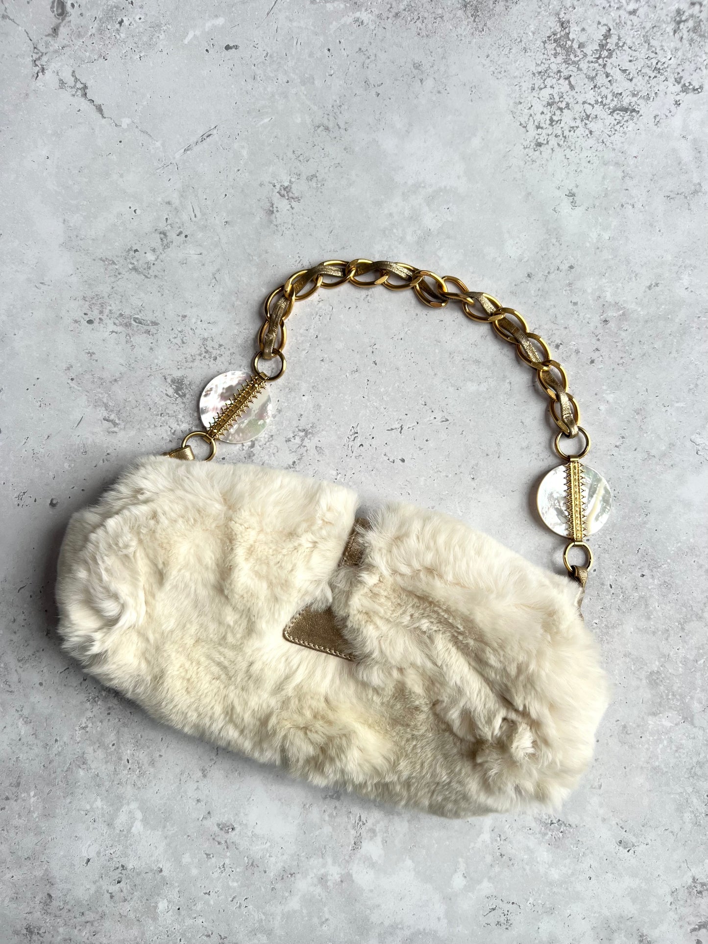 Jimmy Choo Rabbit Fur Bag