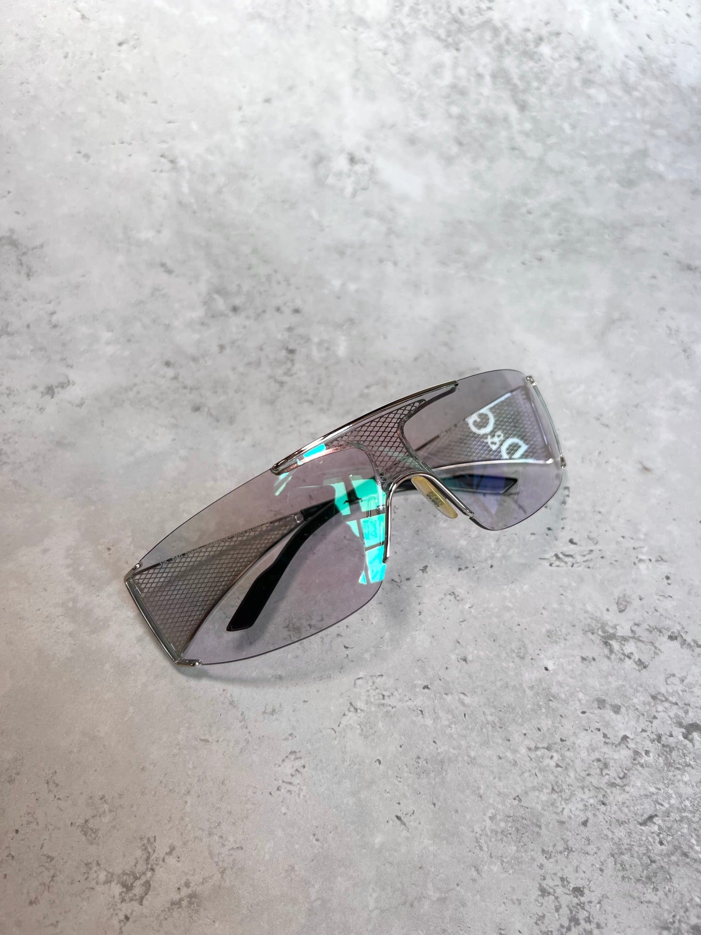 D&G Purple Metal Mesh Sunglasses