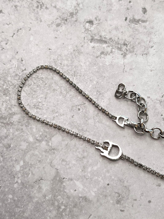 Dior Diamante Flames Choker