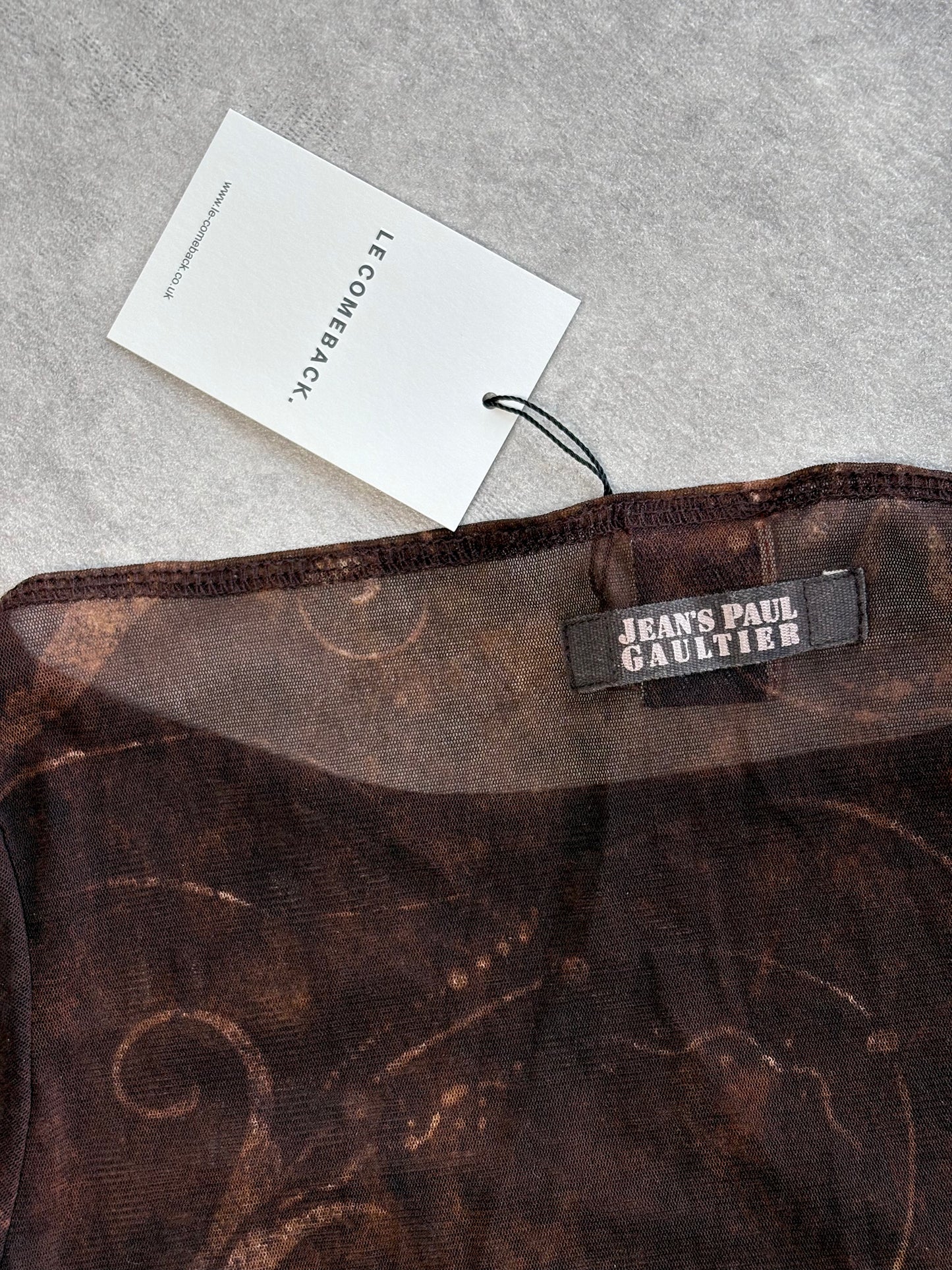 Jean Paul Gaultier Sheer Top