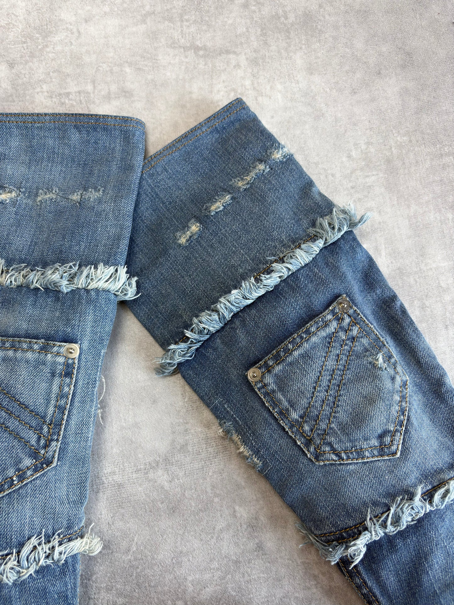 Gianmarco Lorenzi Denim Boots