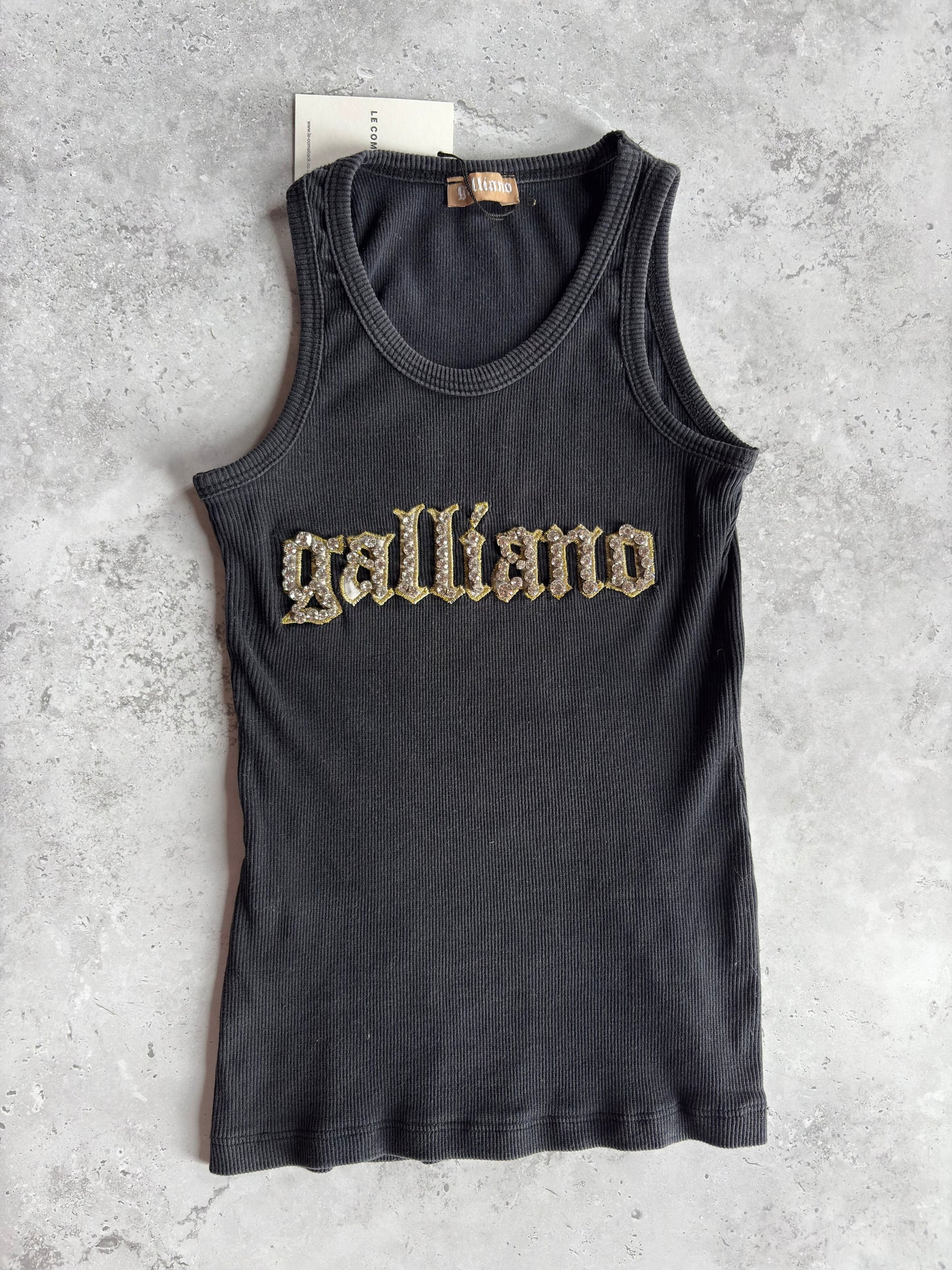 Galliano Rhinestone Vest