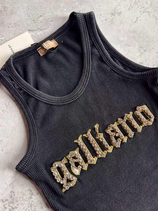 Galliano Rhinestone Vest