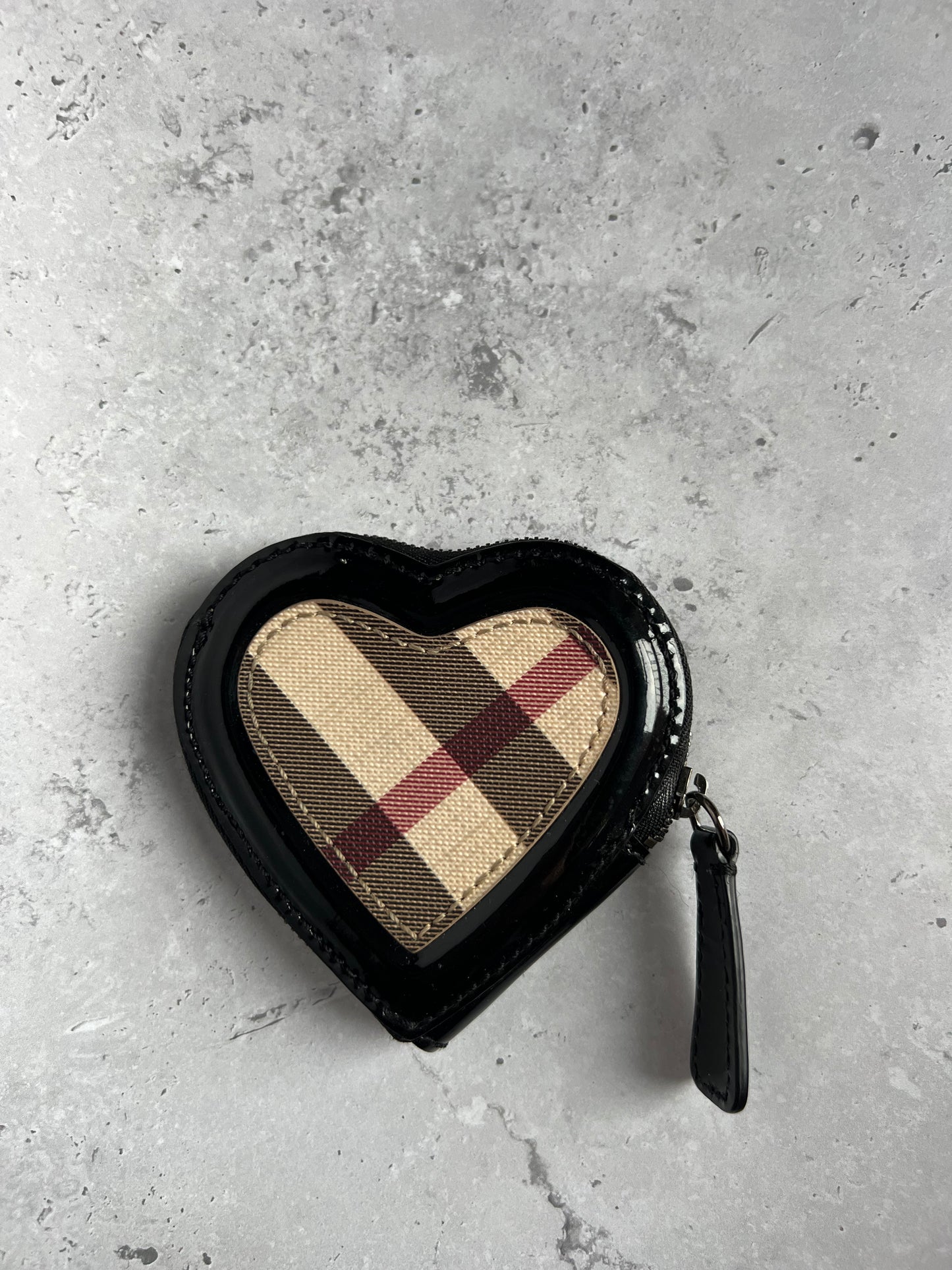 Burberry Nova Check Heart Coin Purse