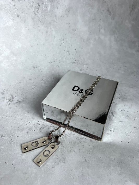 D&G Double Dog Tag Necklace