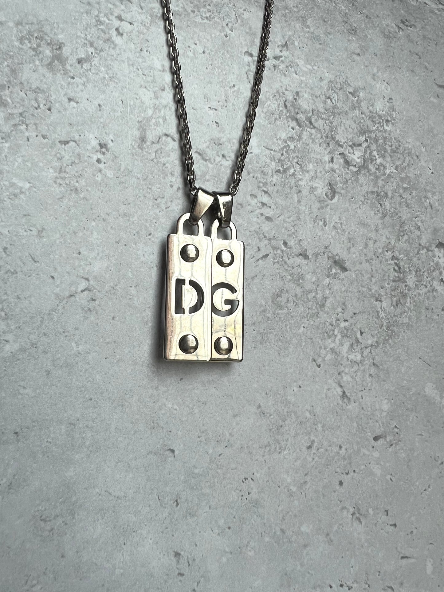 D&G Double Dog Tag Necklace