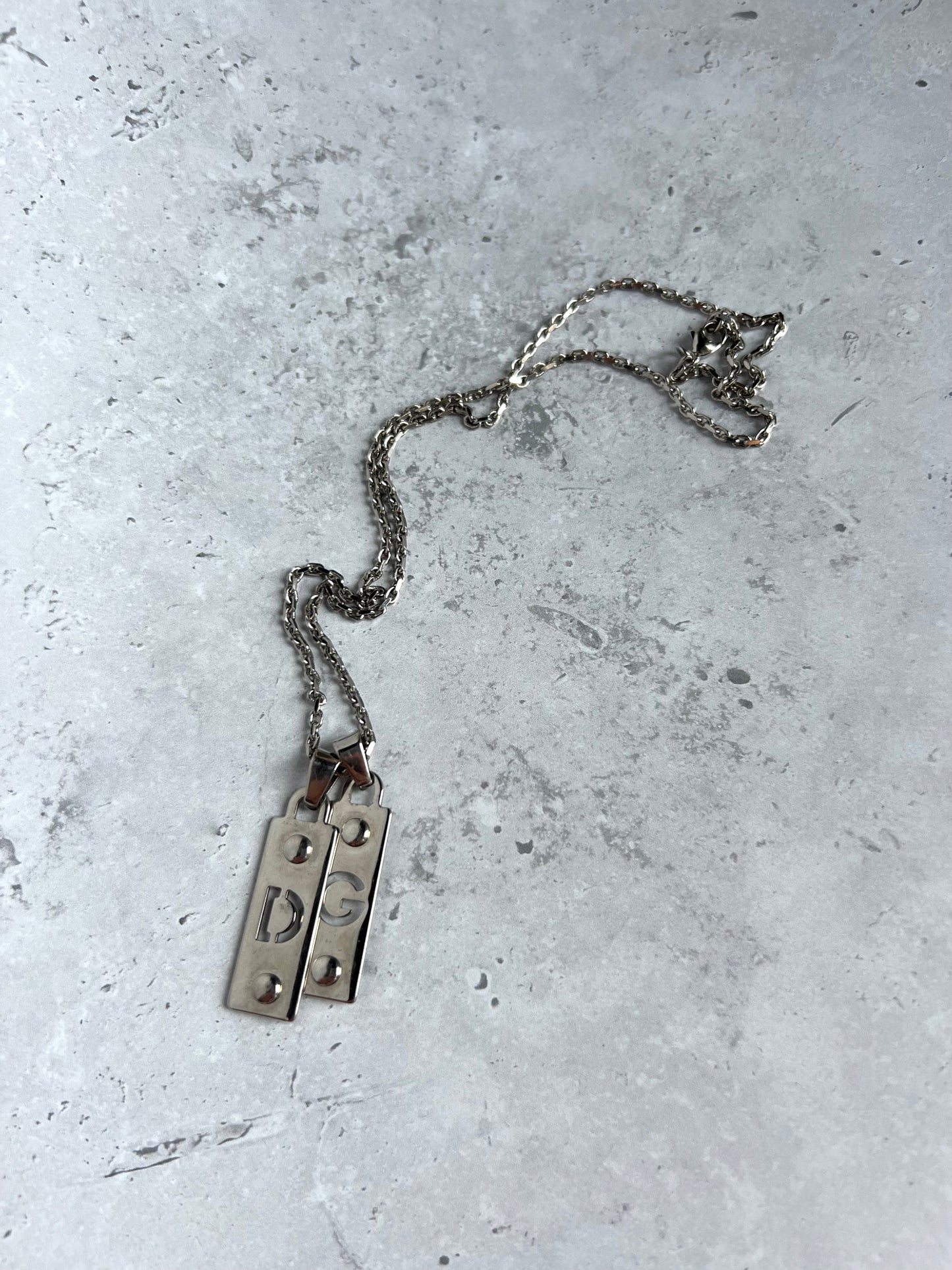 D&G Double Dog Tag Necklace