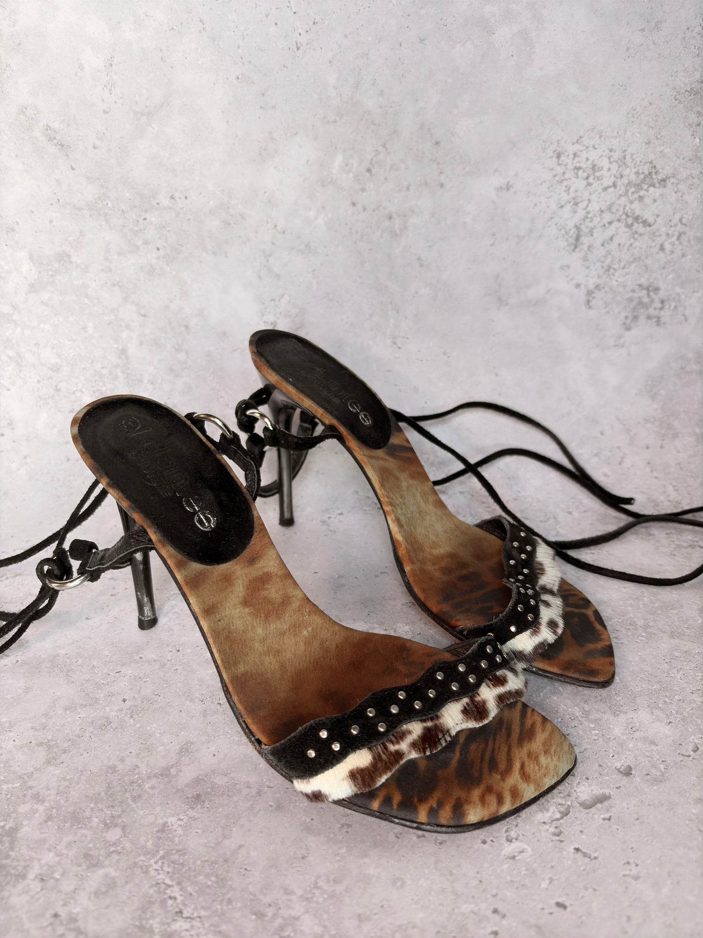 El Dantes Ankle Tie Heels