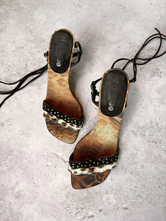 El Dantes Ankle Tie Heels