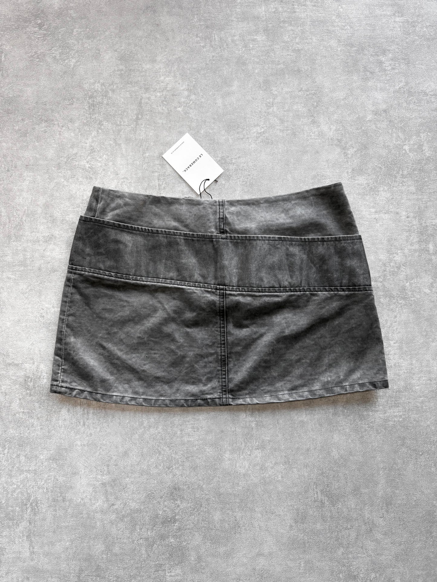 Diesel Belted Grey Mini Skirt