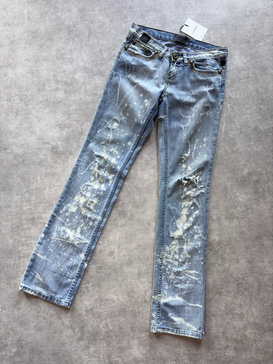Versace Distressed Jeans