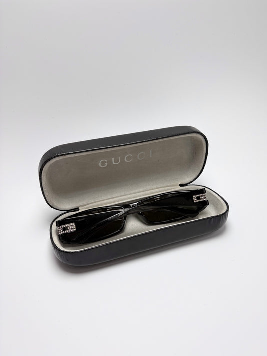 Gucci Crystal Logo Sunglasses