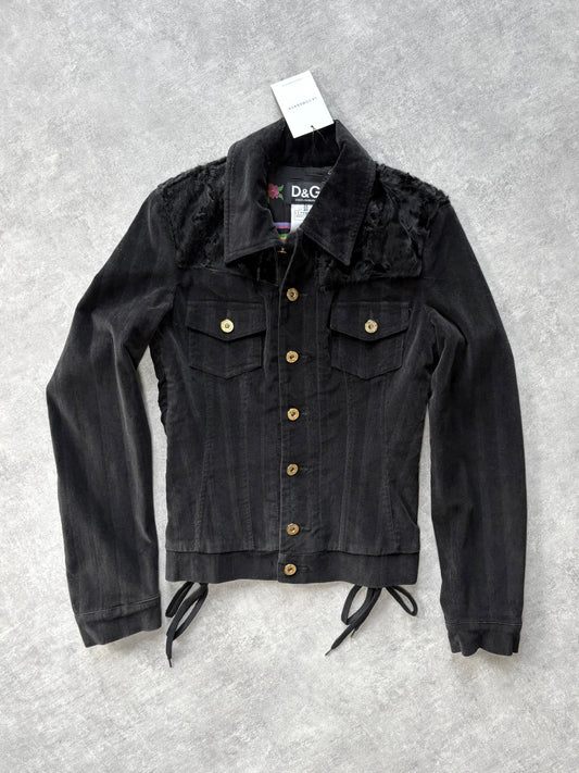 D&G Fur Corset Jacket