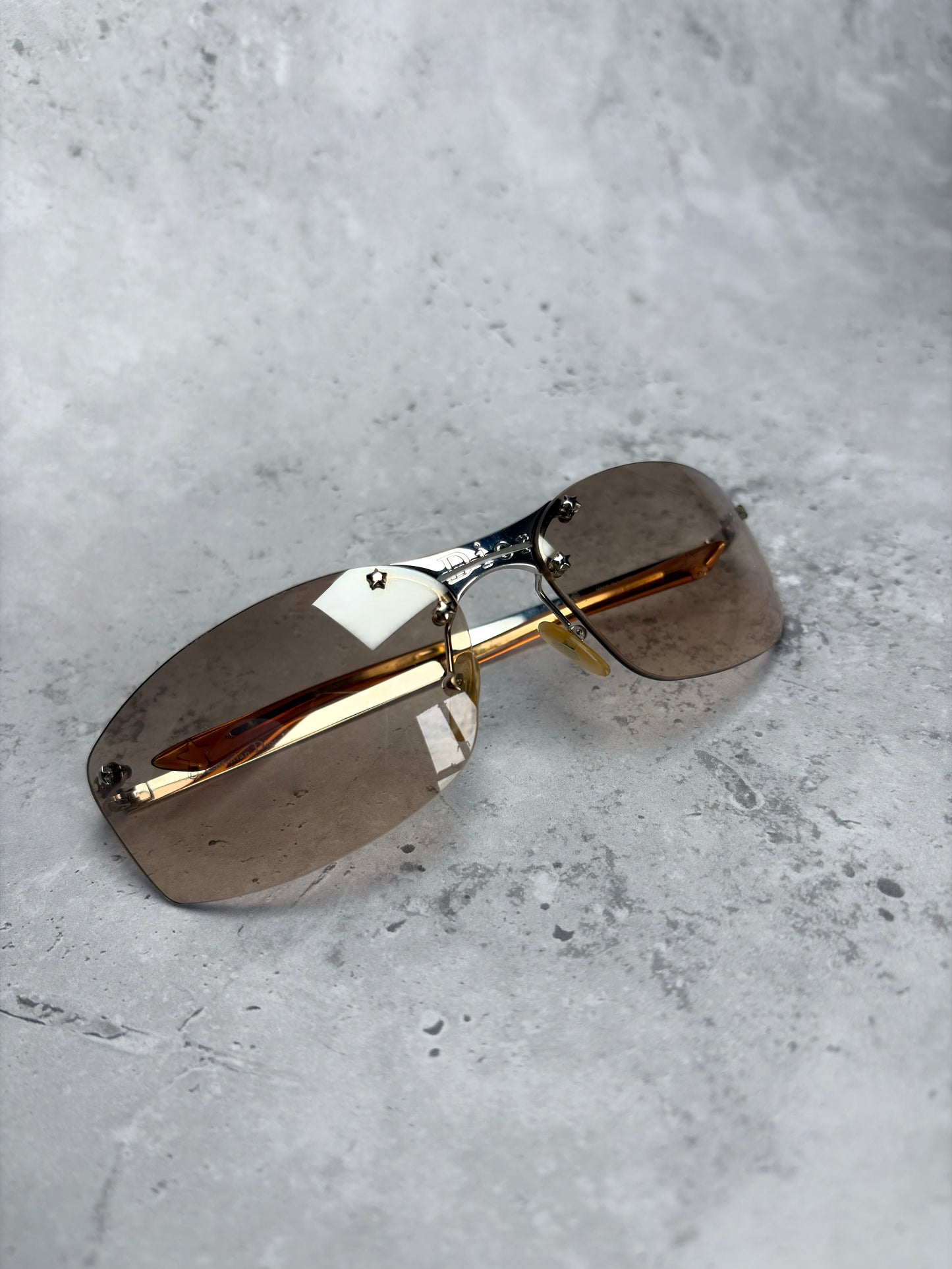 Dior Minipop Rimless Sunglasses