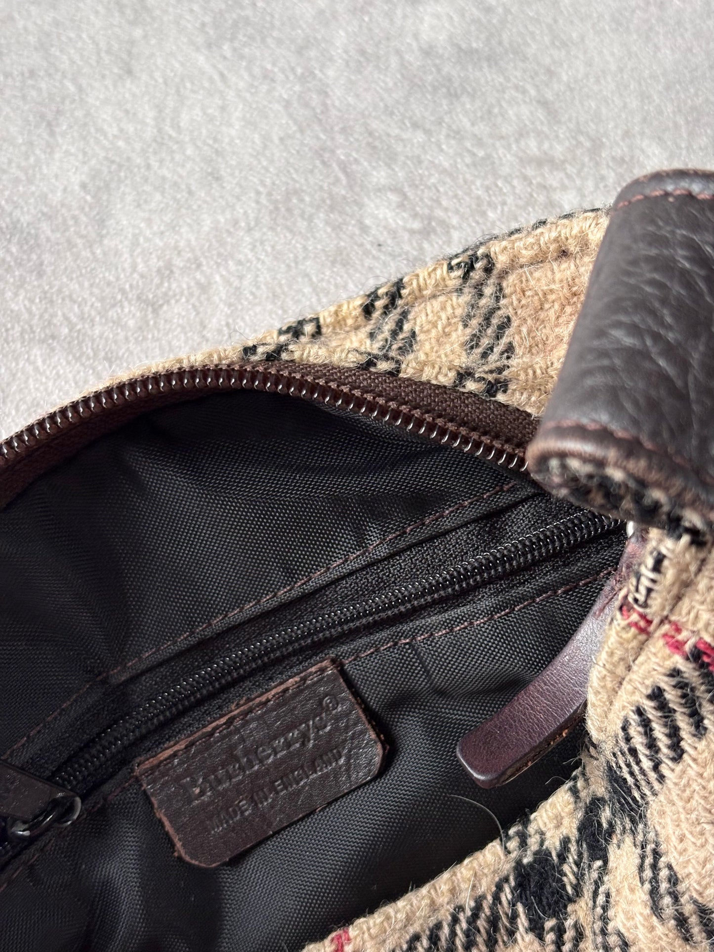 Burberry Wool Tote Bag