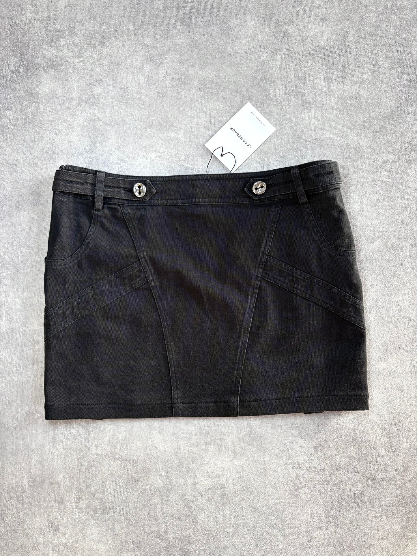 Versace Buckle Mini Skirt