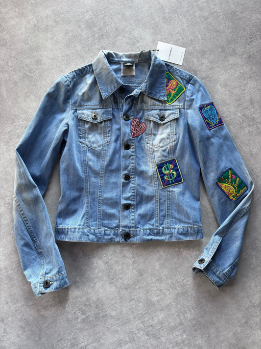 Versace Patch Denim Jacket