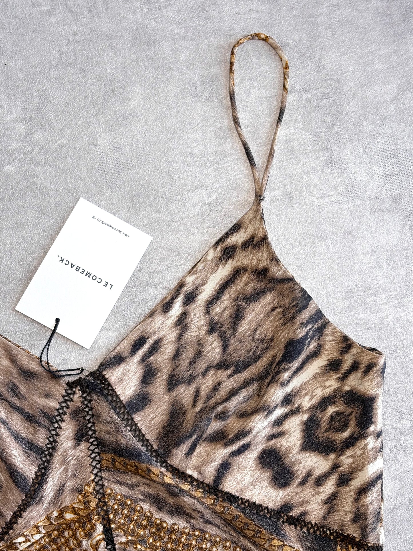 Cavalli Leopard Print Cami Top