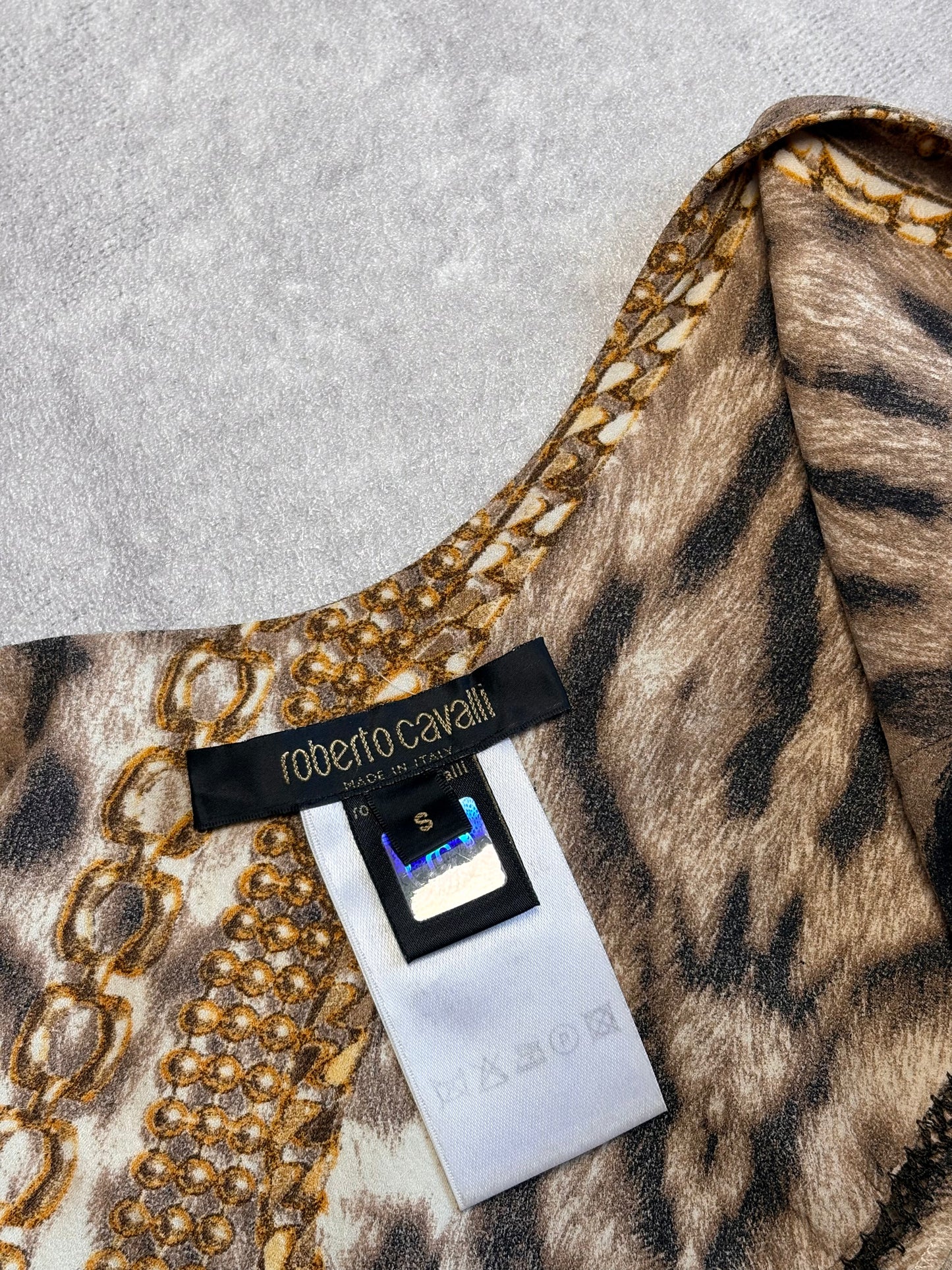Cavalli Leopard Print Cami Top