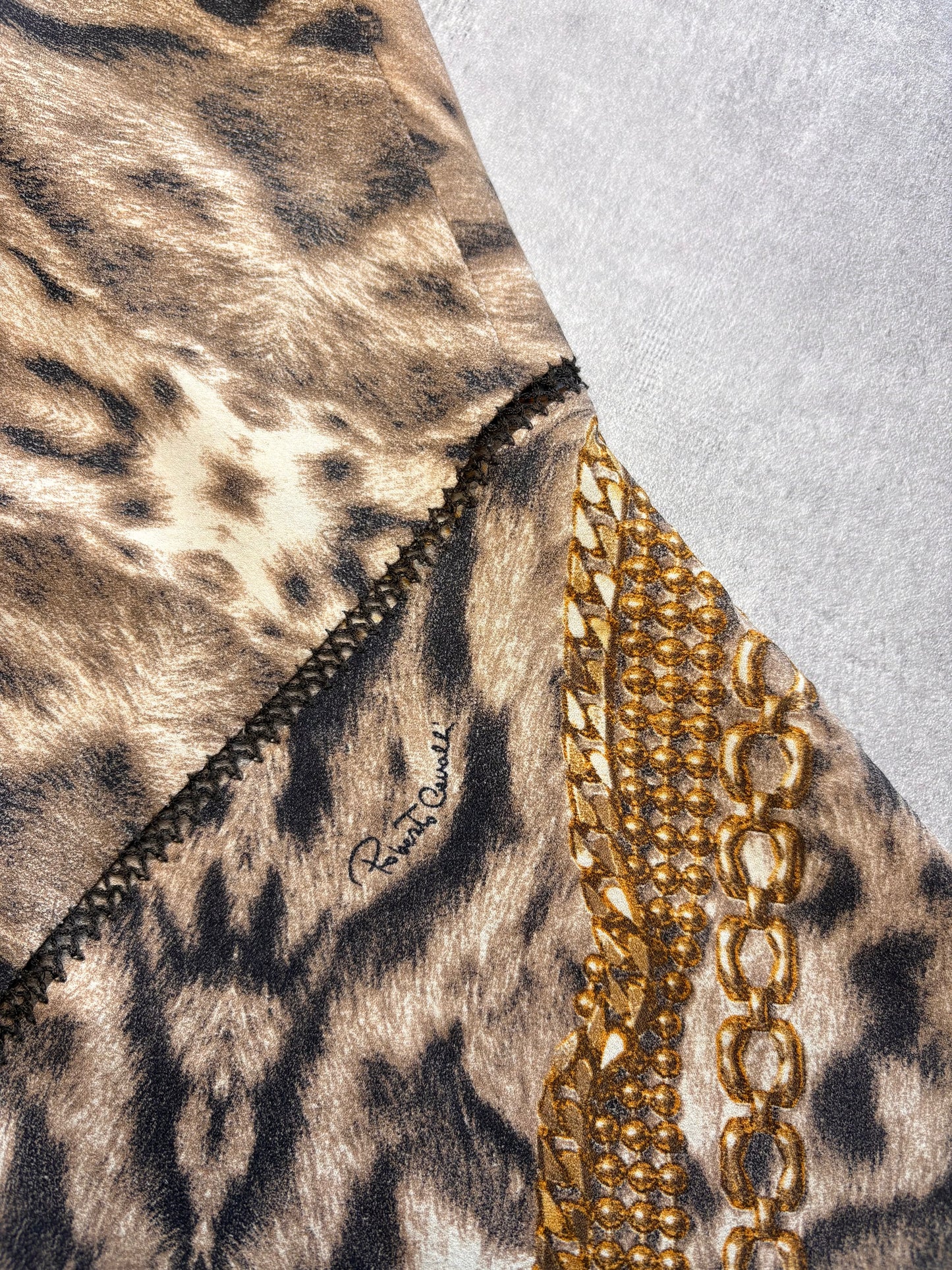 Cavalli Leopard Print Cami Top
