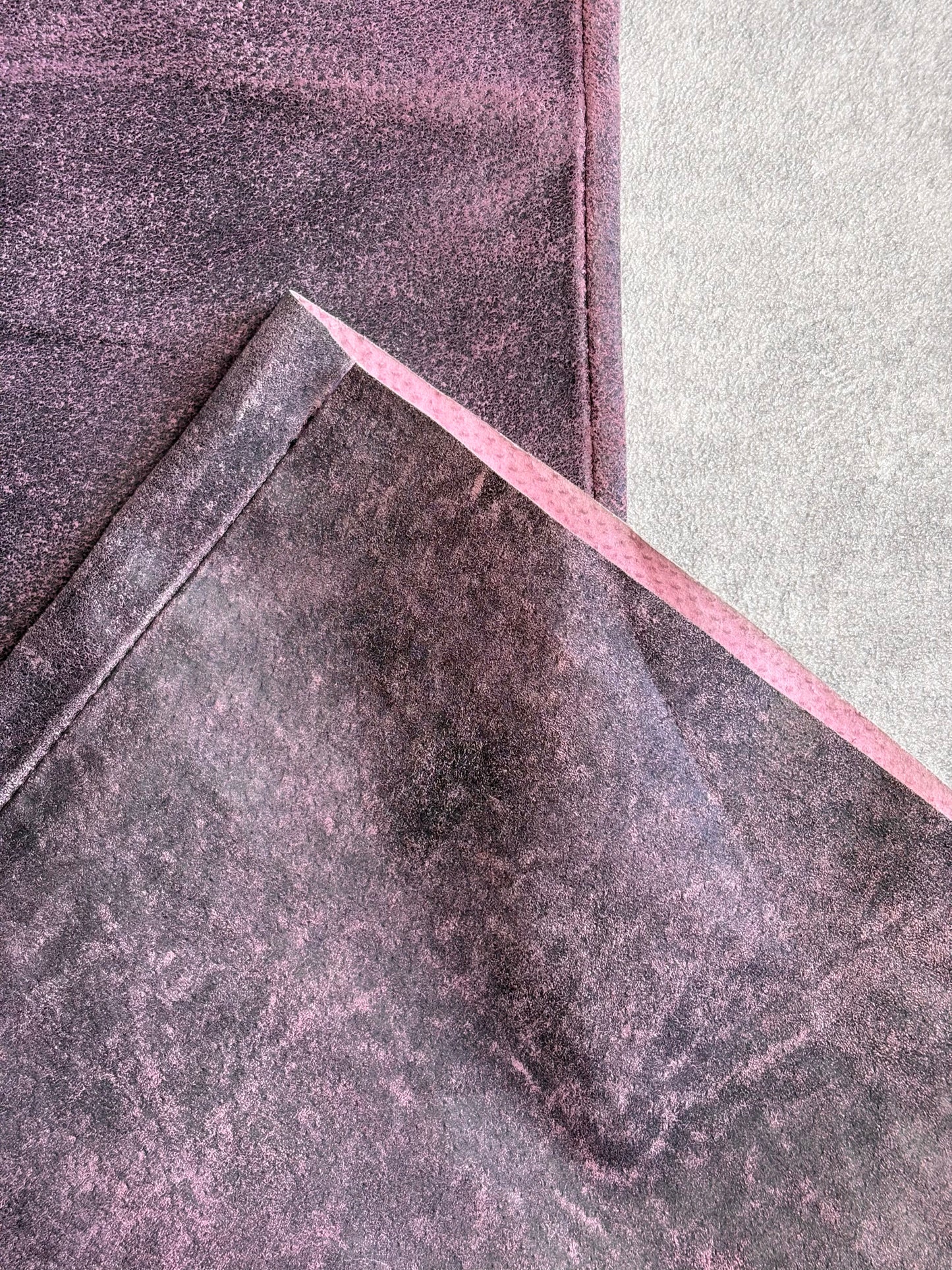 Versace Distressed Leather Trousers