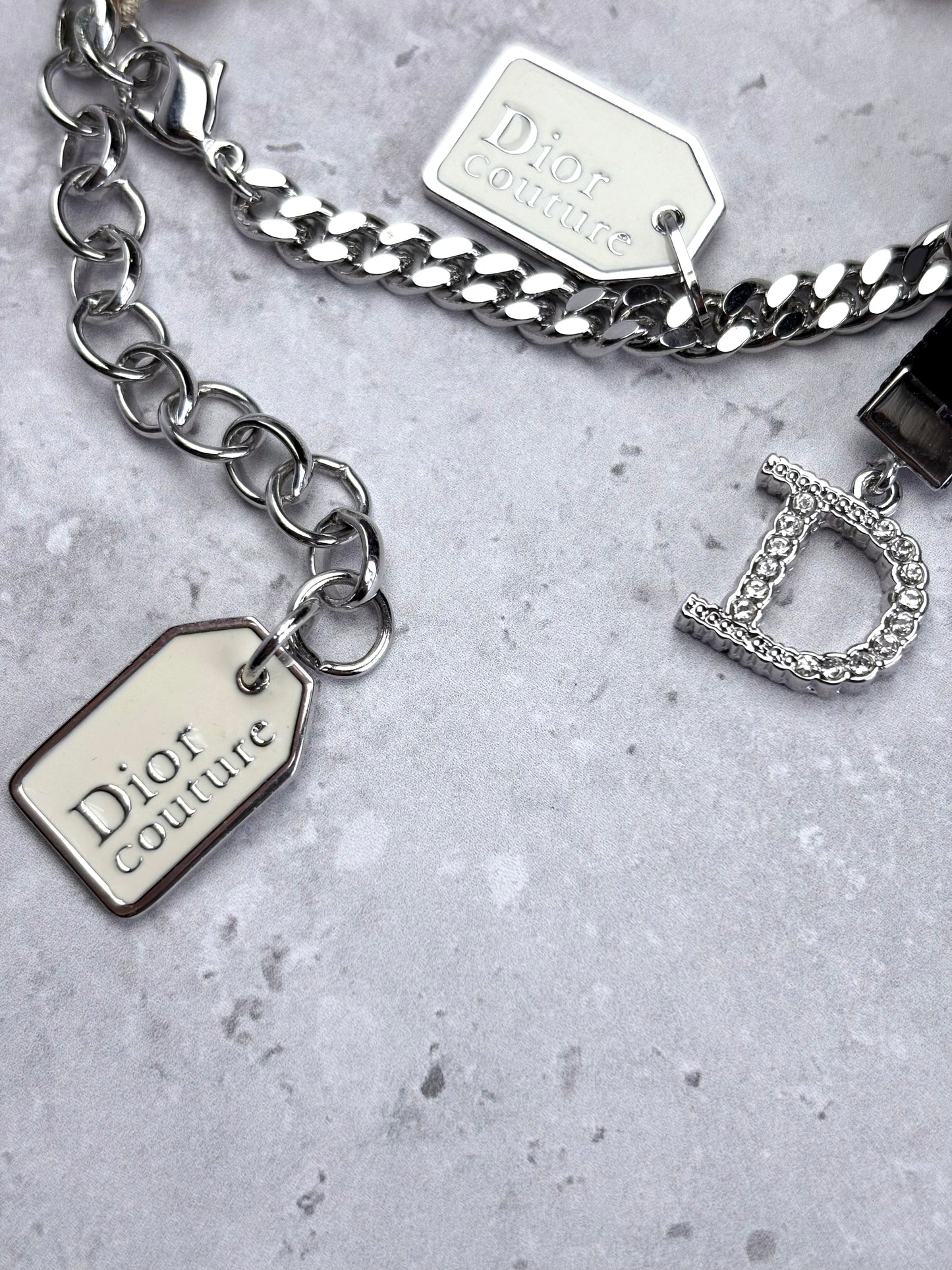 Dior Pearl Charm Bracelet